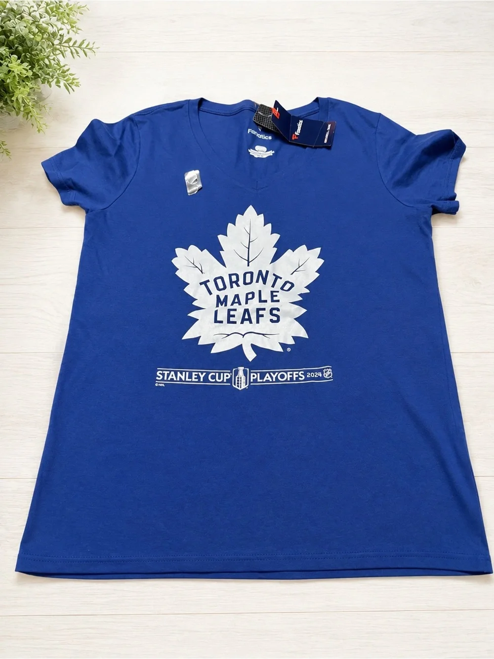 NWT Fanatics Toronto Maple Leafs 2024 Playoffs Tee S - Picture 1 of 5